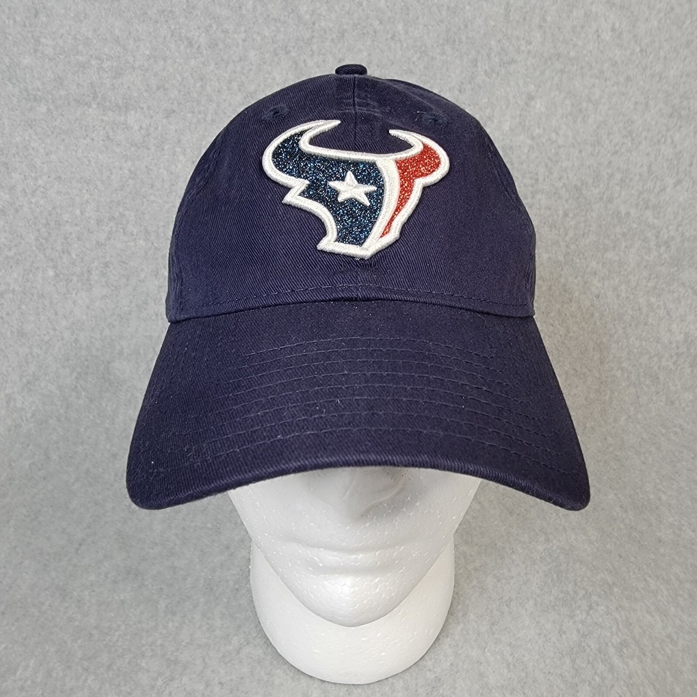 Houston Texans NFL New Era 9Twenty Womens Adjustable‎ Hat sparkle Logo